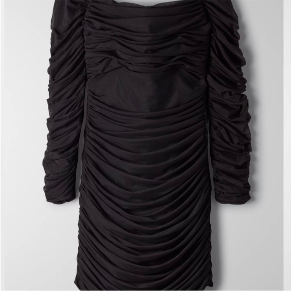 Babaton Aritzia Luxor Longsleeve Dress – Black | Size 2 - Picture 4 of 13